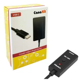 Canakit 682710992860 3.5a Raspberry Pi 4 Power Supply With Piswitch Usb-c