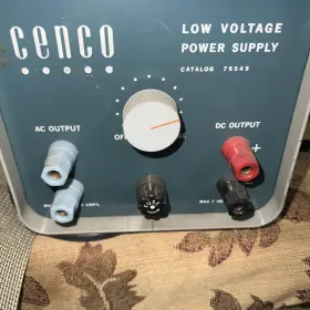 79549 Cenco Low Voltage Power Supply
