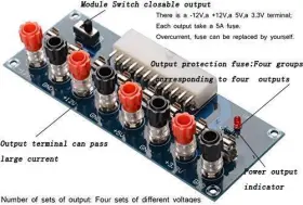 Chenbo 934596032289 2pcs 24 Pins Atx Power Board Computer Pc Supply Breakout Module Adapter