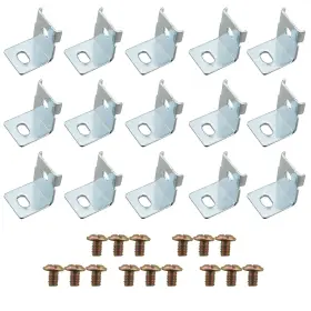 49940-spsfb-15 Chenjin 15pcs Metal Switch Power Supply Mounting Brackets With Screws - Universal Ac/