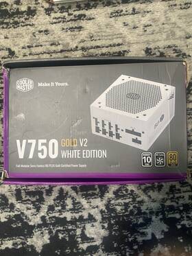 Cooler Master 884102064616 V750 V2 White Edition 750w 80 Plus Gold Open Box