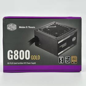 Cooler Master 884102086526 G800 Gold 80 Plus Certified Atx Power Supply - Open Box