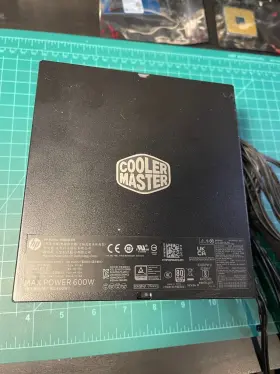 M19769-001 Cooler Master 80plus Gold 600w-max Atx Power Supply Sata 20 4pin 6 2pin Gaming