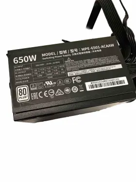 Mpe-6501-afaaw Cooler Master Mpe6501afaag Mwe White 650 V2 80 650w Power Suppy