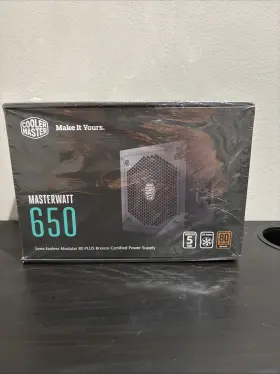 Mpx-6501-amaab-uk Cooler Master Masterwatt 650w Power Supply - 80 Plus Bronze New Sealed Uk Type