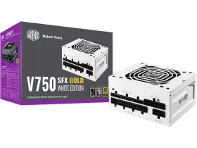 Mpy-7501-sfhagv-wu Cooler Master V750 Sfx Gold White Atx 3.1 Full Modular Sff Power Supply 750w