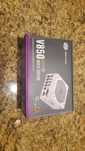 Mpy-8501-sfhagv-wu Cooler Master V850 White Edition 850w 80 Plus Gold Sfx Power Supply Us Plug