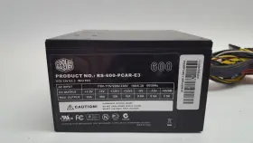Rs-600-pcar-e3 Cooler Master 20 4 Pin 600w Atx Desktop Power Supply