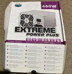 Rs460pwsr Cooler Master Cool 460w Extreme Power Plus Atx Supply With Sata. Brand New Un-used