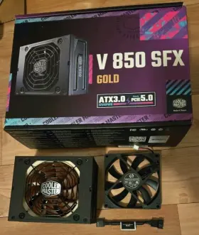 V850-sfx Cooler Master Sfx V850 Gold Silent Power Supply With Noctua Fan