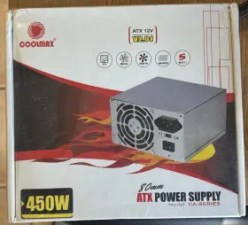 Ca-450 Coolmax 8 Omm Atx Power Supply -450w - New Sealed In Original Box