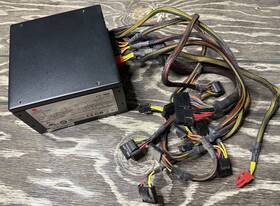 Coolmax Cu-700b Pc Desktop Power Supply And Sata Pci Express Cables - Tested