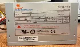 Jd-550-v-500 Coolmax Jd-500-v-500 Power Supply 500w