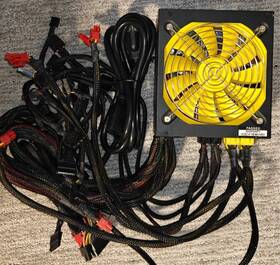 Coolmax Zpg-1200b 1200w Atx Power Supply Quiet Modular Cable 80 Plus Gold
