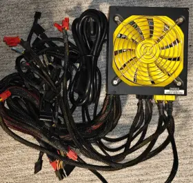 Zpg-1200b Coolmax 1200w Atx Power Supply Quiet Modular Cable 80 Plus Gold