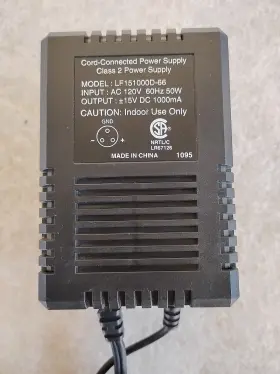 Lf151000d-66 Cord-connected Lf151000d66 Nec Speaker Power Supply Cord- 15v Dc 1a
