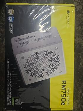 Corsair 705353045028 Rm750e 2025 Fully Modular Atx Power Supply With 12v-2x -white