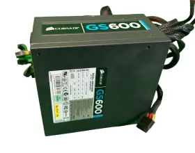 Cmpsu-600g Corsair 75-001668 Gs600 Power Supply 600w Tested