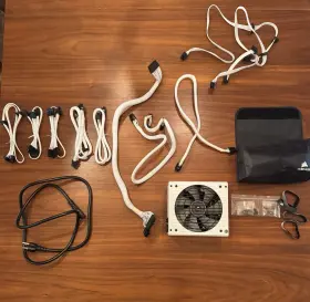 75-003866 Corsair Rm750x 750w White Modular Power Supply With Cables Bag Screws 75-003866 Corsair Rm750x 750w White Modular Power Supply With Cables Bag Screws