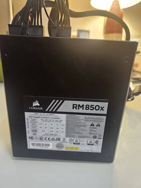 Corsair 75-004545 Rm850x Fully Modular Atx Power Supply 850w 24 Pin 6 2 Pcie Sata