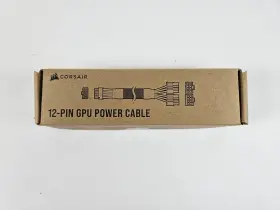 Corsair 840006634744 12-pin Gpu Power Cable Sleeved - Black Used