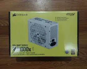 Rm1000x Corsair 840006668497 1000w Shift Fully Modular Atx Psu 80 Plus Gold 3.0- White