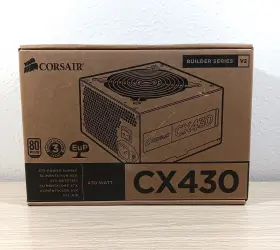 Cx430 Corsair 843591011389 Atx Power Supply 430 Watt Builder Series V2