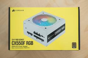 Corsair Cp-9020225-na Cx Series Cx550f Rgb 550 W Power Supply - White Complete In Box