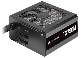 Cp-9020230 Corsair Tx750m 750 Watt 80 Plus Gold Semi Modular Atx Power Supply - Psu Only