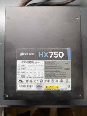 Cp-9020031 Corsair Cp9020031 Hx750 750 Watts 80 Plus Platinum Ac Power Supply