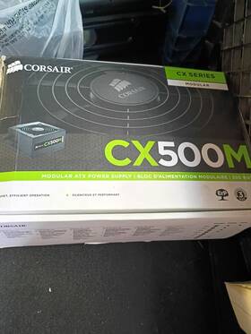 Corsair Cp9020123uk Cx500m Modular 500w Watt Atx 80 Plus Pc Power Supply Unit Psu
