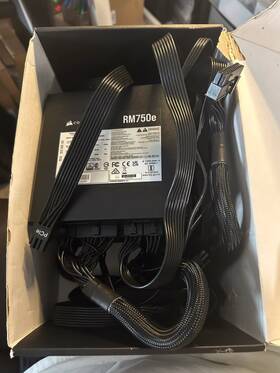 Corsair Cp9020262eu Rm750e Modular Atx Power Supply Low-noise Black 750w Psu