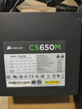 Cs650m Corsair Power Supply 650w
