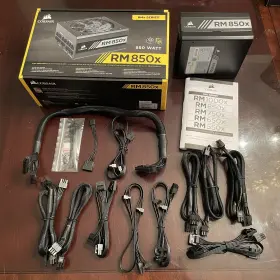 Prs0110 Corsair Rm850x 80 Plus Gold Certified 850w Fully Modular Power Supply -