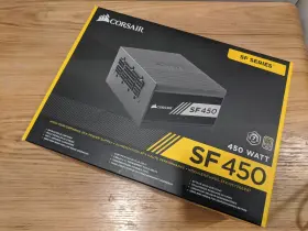 Sf450 Corsair 450w Sfx Psu - 80 Plus Gold Modular Power Supply With Cables Box
