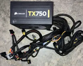 75-001309 Corsair Tx750 750w Power Supply Used Tested