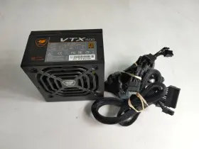 Bs-500 Cougar Vtx 500 W 20 4 Pin Atx Desktop Power Supply Cgr