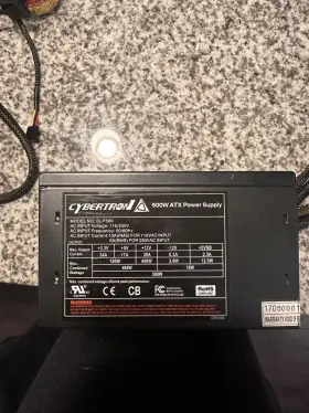 Sl-f500 Cybertronpc Slf500 Cybertron 500w Atx Power Supply