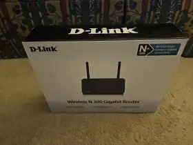 Dir-651 D-link Wireless N 300 Gigabit Router Withpower Adapter And Ethernet Cable