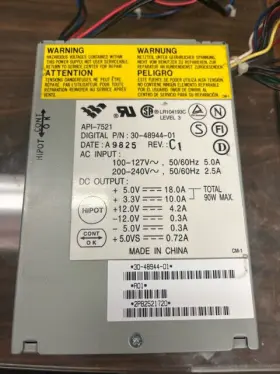 30-48944-01 Dec 304894401 Digital Computer 90-watts Power Supply 20 Pin Legacy Atx Style