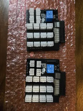 Ditm-16p-16-14-80 Deep In The Mines 2x Breakout Boards For 800w 1400w 1600w Server Psu Gpu Mining