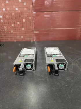 E750e-s1 Dell 0pjmdn Lot Of 2 Poweredge 750w 80 Plus Platinum Power Supply P/n