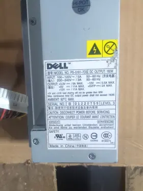 Ps-5161-7ds Dell 0u5427 160w Power Supply U5427 Dw7