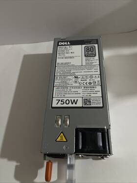 Dell 750ab2 Power Supply Unit 750w 80 Plus Platinum Input D750e-s1 Ref # Dps 750ab-2