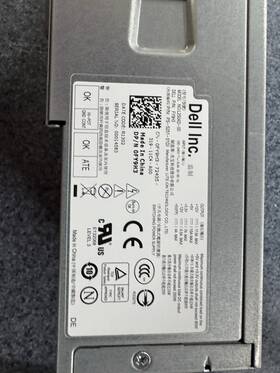 Dell Cyy97 7gc81 Hy6d2 Wx9p8 D250ad-00 L250ns-00 Power Supply 250w For Optiplex 390 790 3010 530s 537s