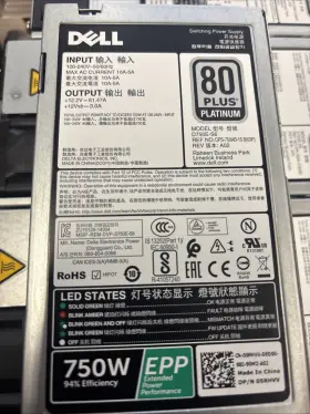 D750e-s6750w Dell D750es6750w Epp 80 Plus Platinum O5rhvv Lots Of 2