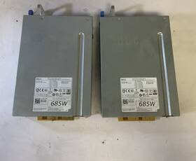 Dell F685ef-00 Lot Of 2 Switching Power Supply With 685w 2xcooling Fans Inch A6c