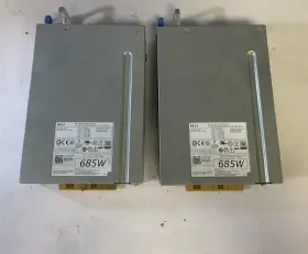 2xcooling Dell F685ef-00 Lot Of 2 Switching Power Supply With 685w Fans Inch A6c