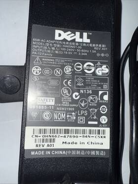 Dell Ha65ns100 Power Supply Model Ha65ns1-00