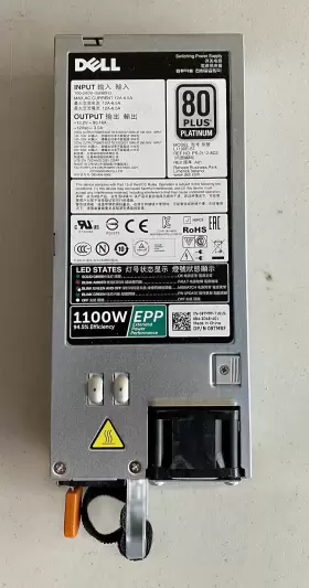 L1100e-s1 Dell L1100es1 Lot Of 5 Switching Power Supply 1100w Epp 80 Plus Platinum